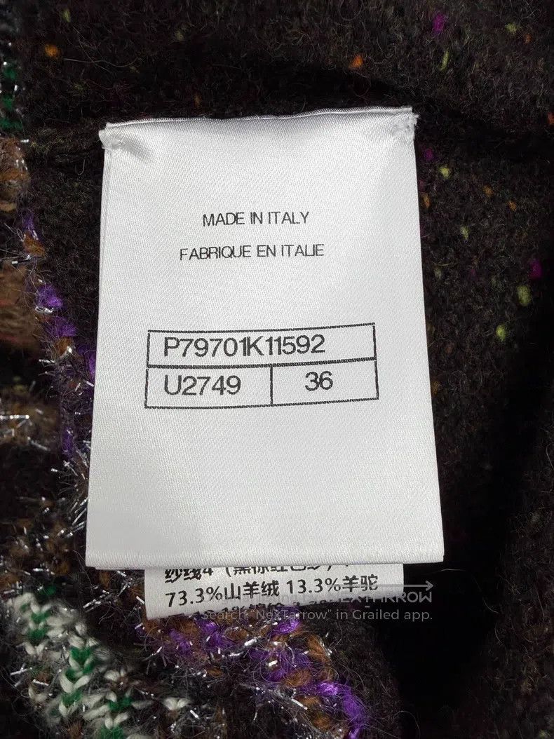 Chanel Ski Series Coffee Brown Deer Knitted Pullover Sweat