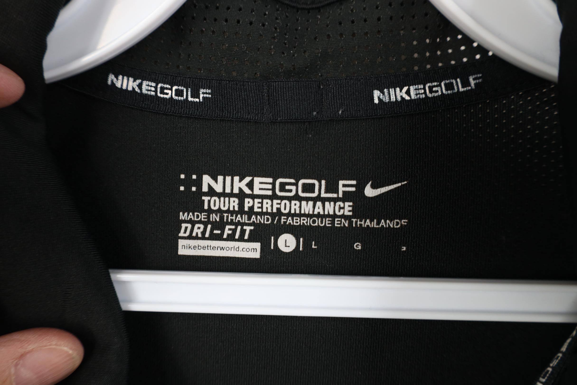 Nike Nike Golf Tour Performance Vented Golfing Polo Shirt Black Size US L / EU 52-54 / 3 - 10 Thumbnail