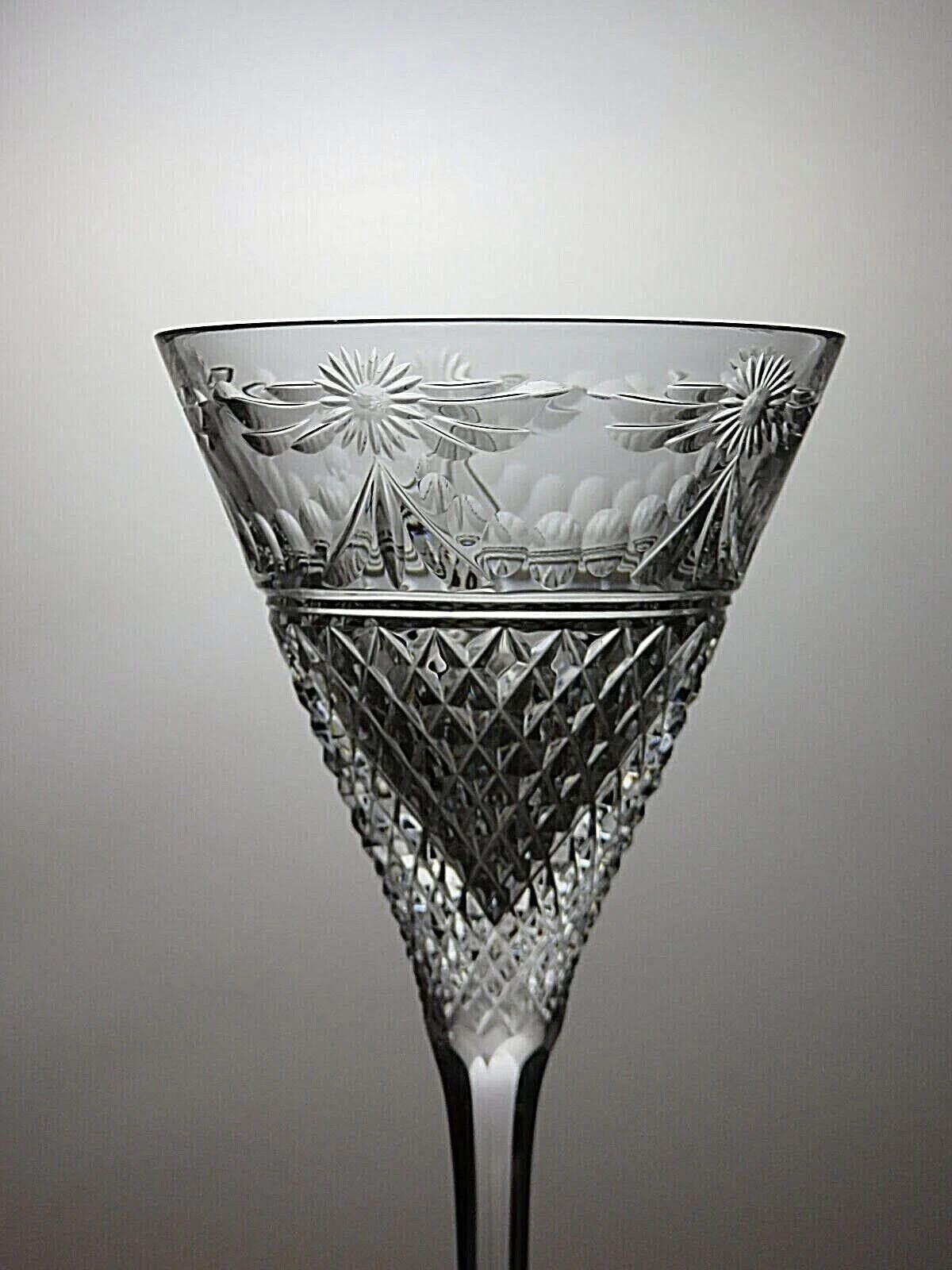 Starter Stuart Crystal "Beaconsfield" Cut Claret Wine Glass 7 3/4" Size ONE SIZE - 3 Thumbnail