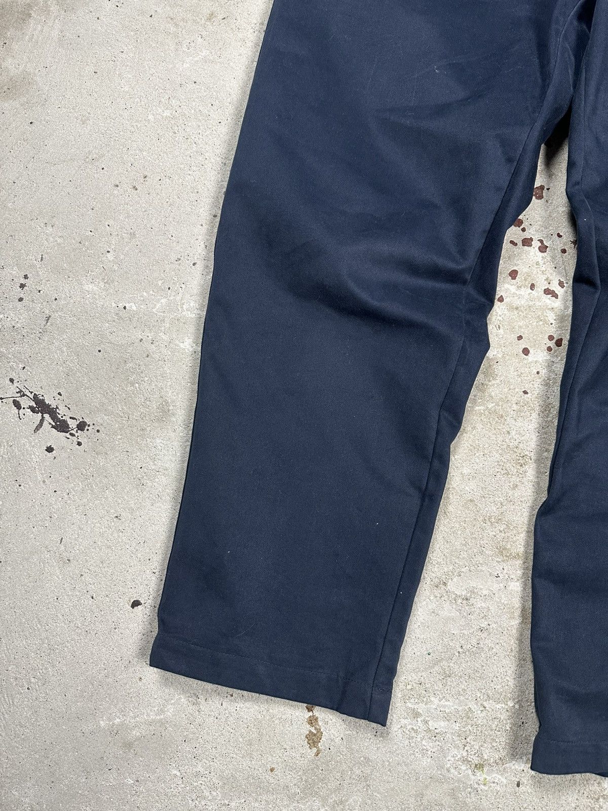 Le Laboureur Vintage Carrier Company Norfolk England Navy Workwear Pants Size US 38 / EU 54 - 4 Thumbnail
