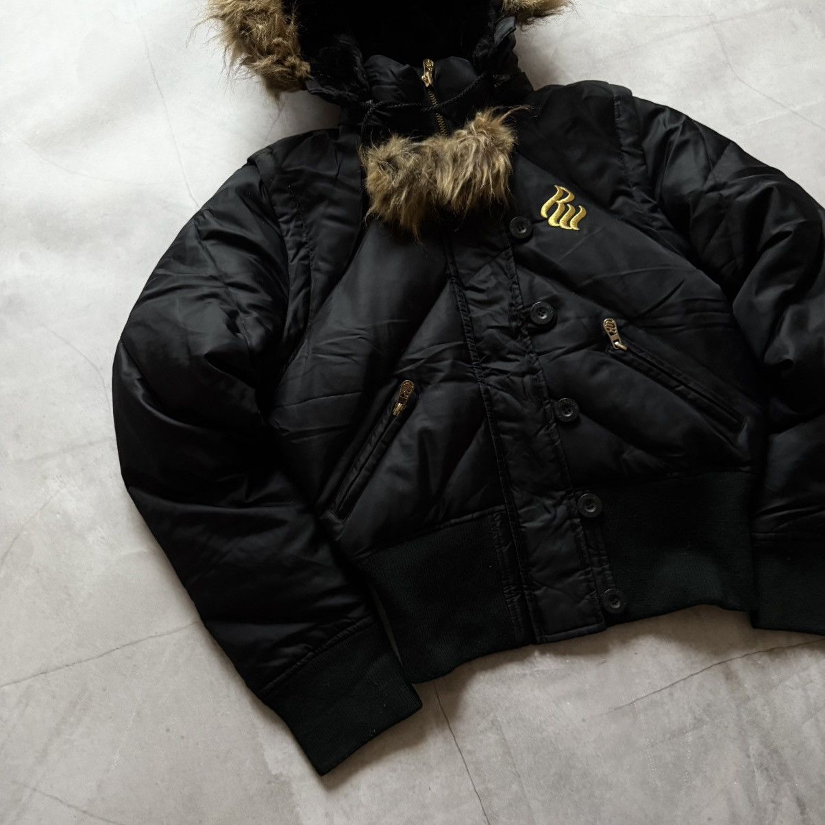 Hysteric Glamour × Undercover Rocawear Bomber Jacket Vest Fur LGB If Six Was Nine Vibe Size S / US 4 / IT 40 - 6 Thumbnail