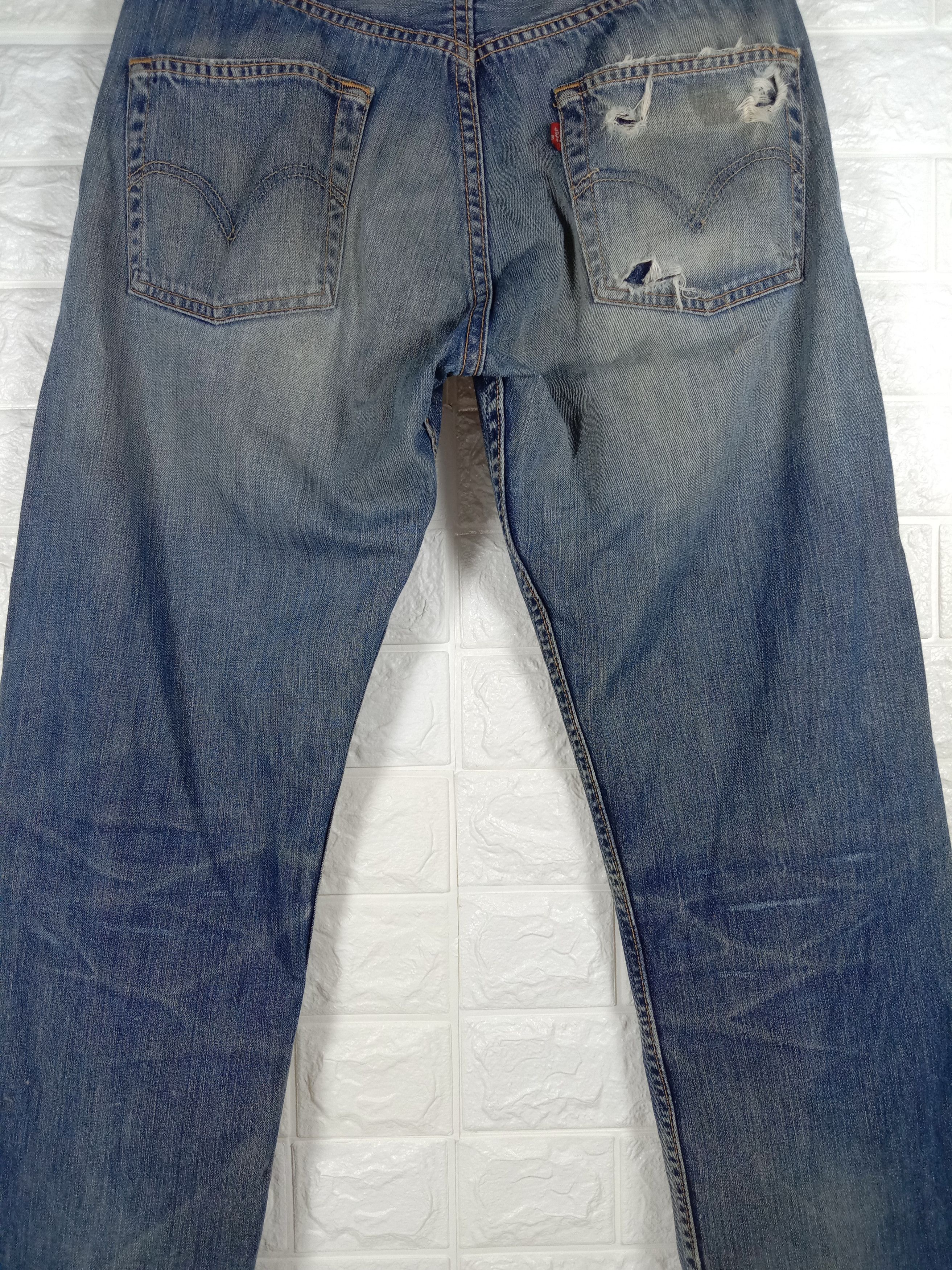 Levi's Vintage Levi’s 501 Jeans Rusty Distressed Denim Size US 30 / EU 46 - 7 Thumbnail