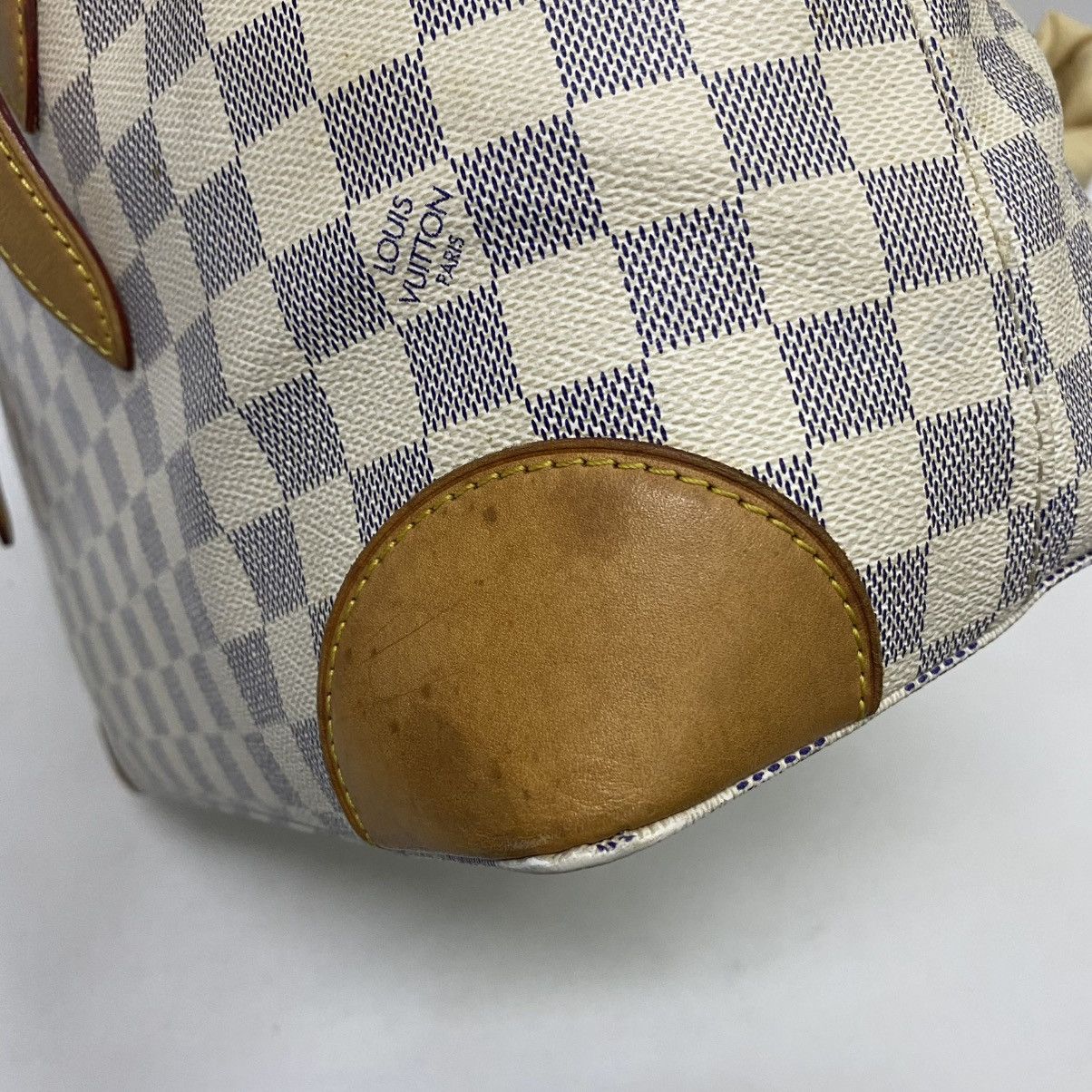 Louis Vuitton AUTHENTIC LOUIS VUITTON DAMIER AZUR HAMPSTEAD MM TOTE BAG Size ONE SIZE - 13 Thumbnail