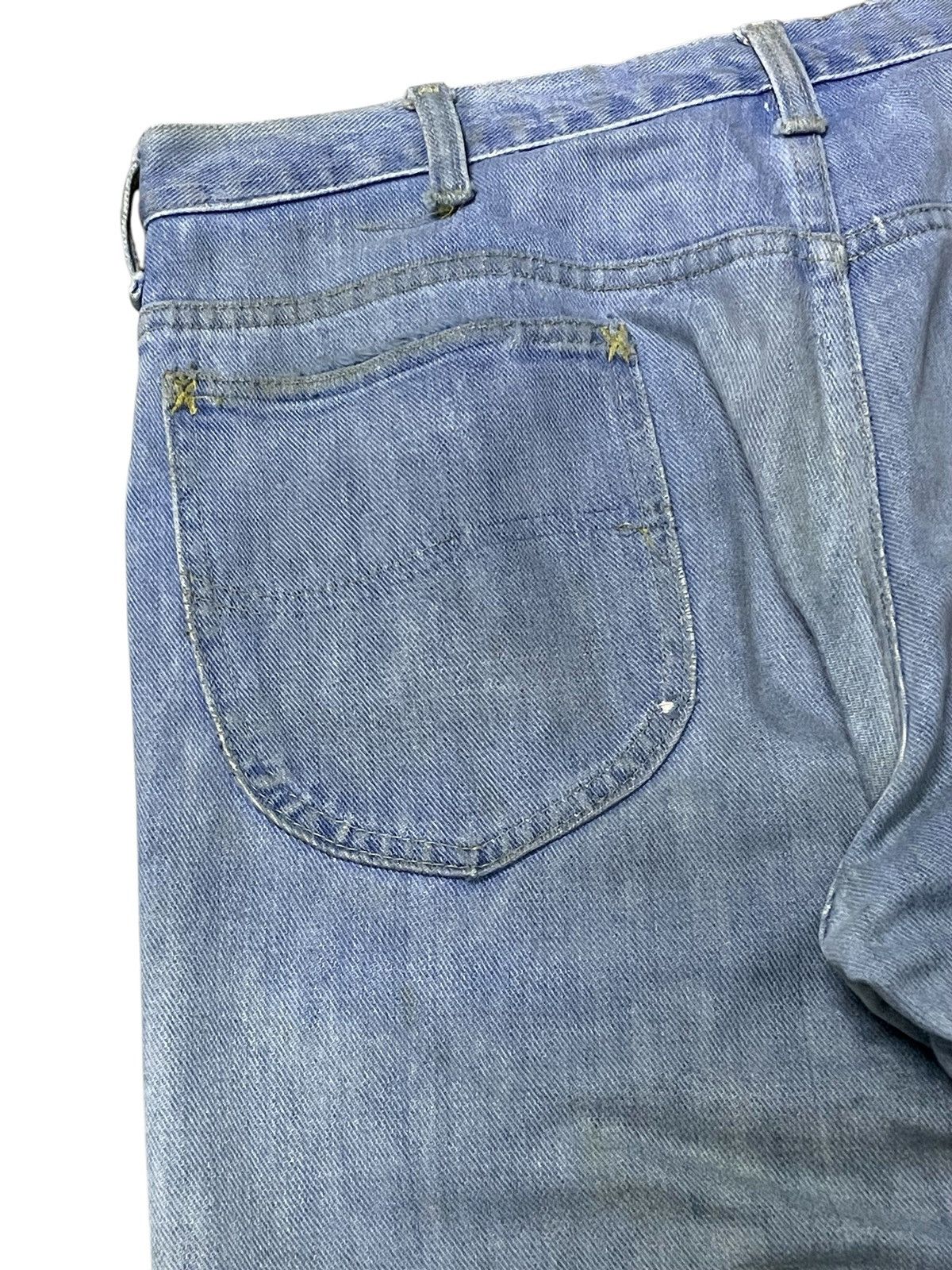 Lee × Vintage Vintage 60s 70s Lee Riders Muddy Jeans Size US 32 / EU 48 - 17 Thumbnail