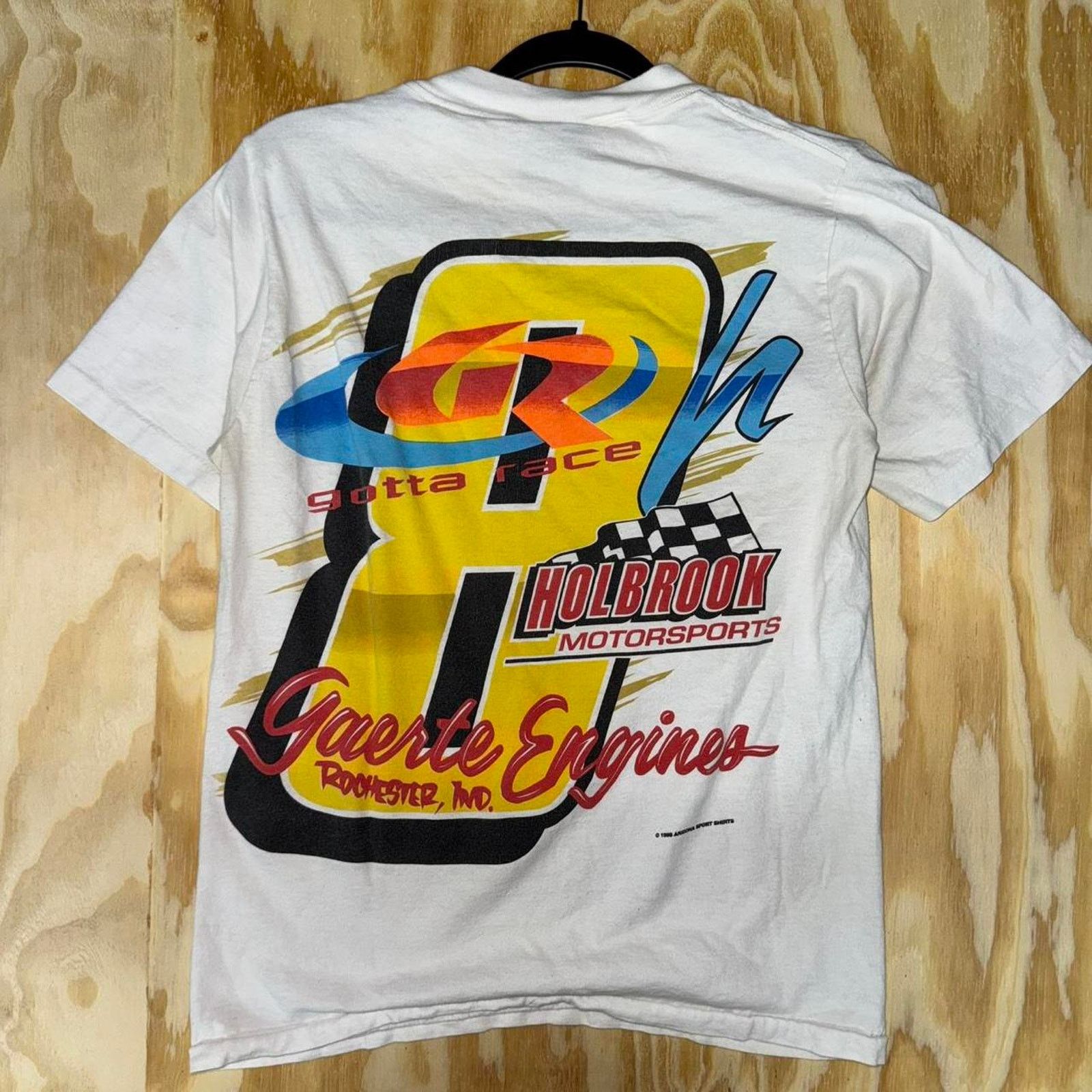 NASCAR Vintage y2k racing midget car 90s joe gaerte bright t-shirt Size US S / EU 44-46 / 1 - 3 Thumbnail