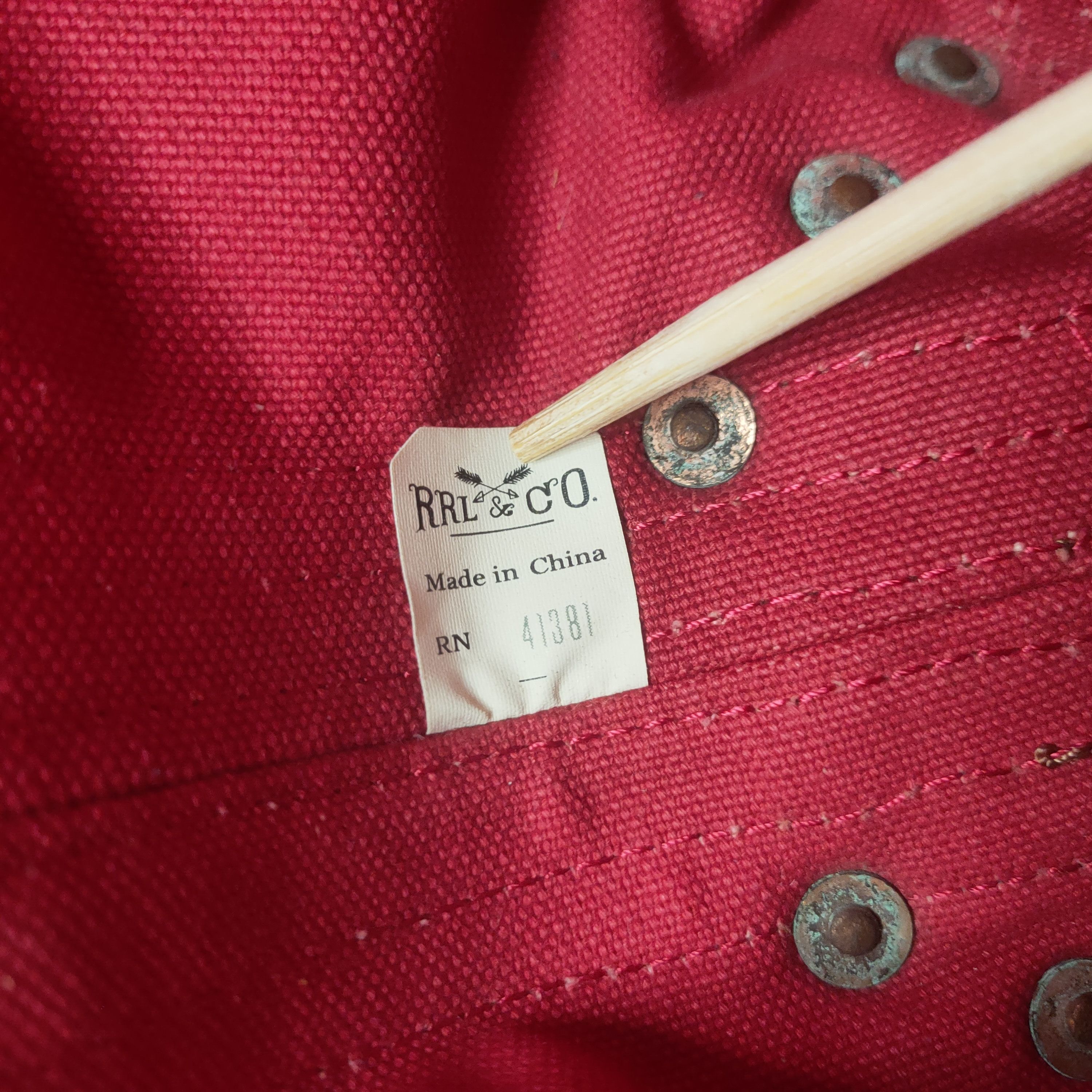 RRL Ralph Lauren × Vintage Ralph Lauren Cotton Canvas Tote Bag Size ONE SIZE - 12 Thumbnail