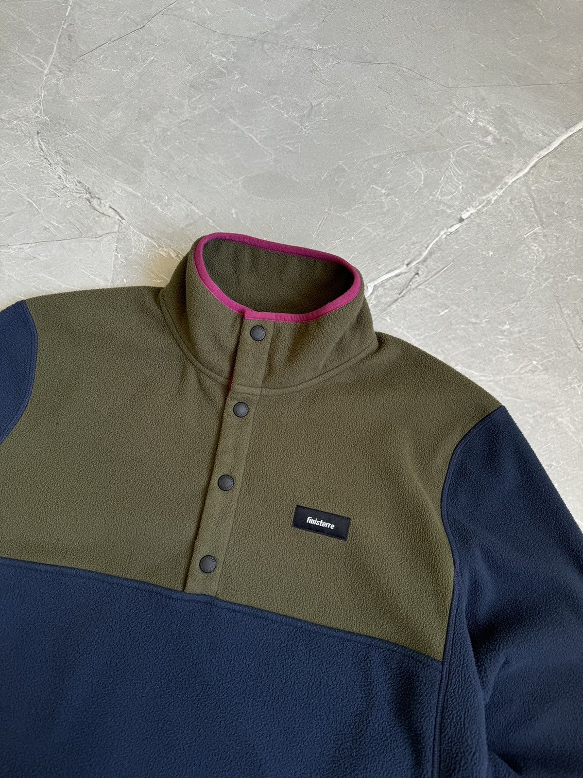 Finisterre Finisterre Color block Snap Fleece Pullover Size US M / EU 48-50 / 2 - 7 Thumbnail