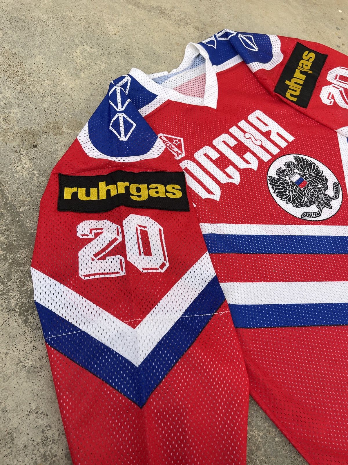 NBA × NFL × NHL Vintage Russia Team Hockey Jersey Size US XXL / EU 58 / 5 - 9 Thumbnail