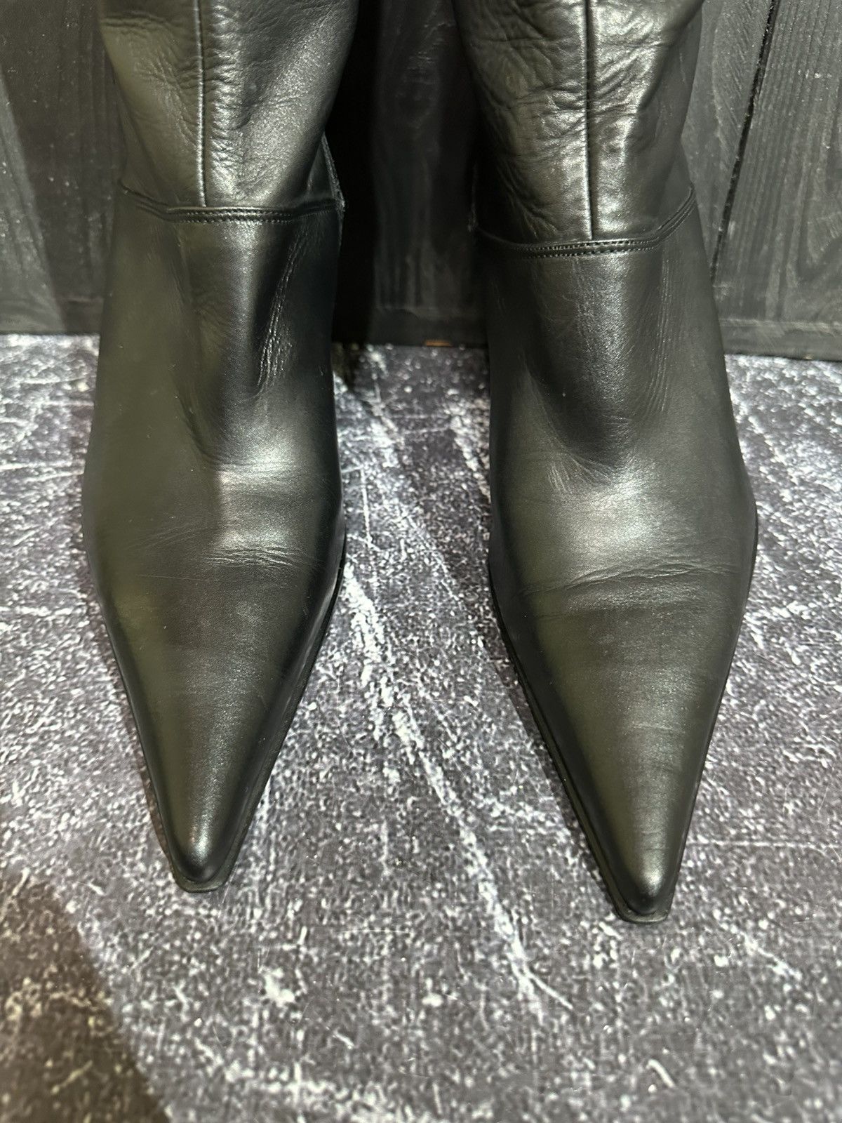 Buffalo London Buffalo London Women’s Leather Heels boots size 38 Size US 8 / IT 38 - 5 Thumbnail