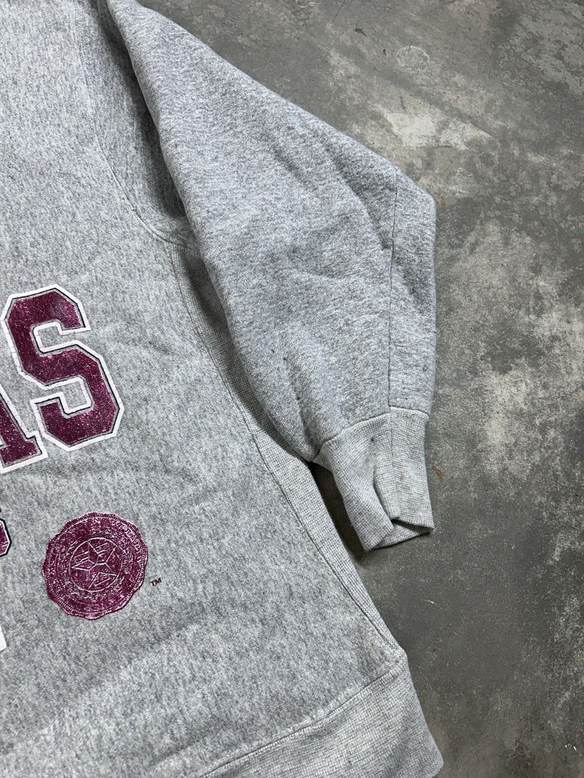 Hanes Vintage 90’s Texas Aggies Uni Reverse Weave Sweatshirt Size US XL / EU 56 / 4 - 4 Thumbnail