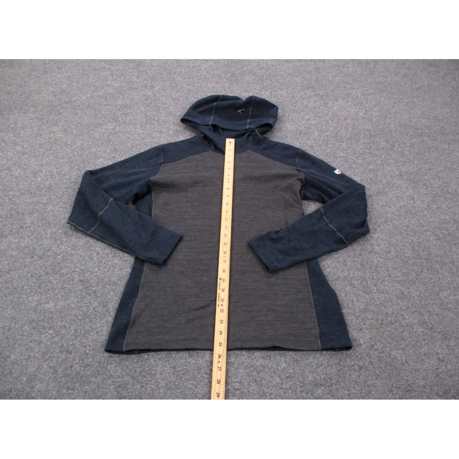 Vintage Kuhl Jacket Womens M Blue Gary Lightweight Shadow Hiking Hoodie Outdoors Size M / US 6-8 / IT 42-44 - 3 Thumbnail
