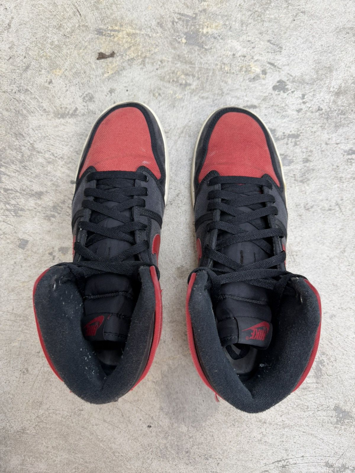Jordan Brand PROMO SAMPLE Nike Air Jordan 1 KO Bred Size US 10 / EU 43 - 2 Thumbnail