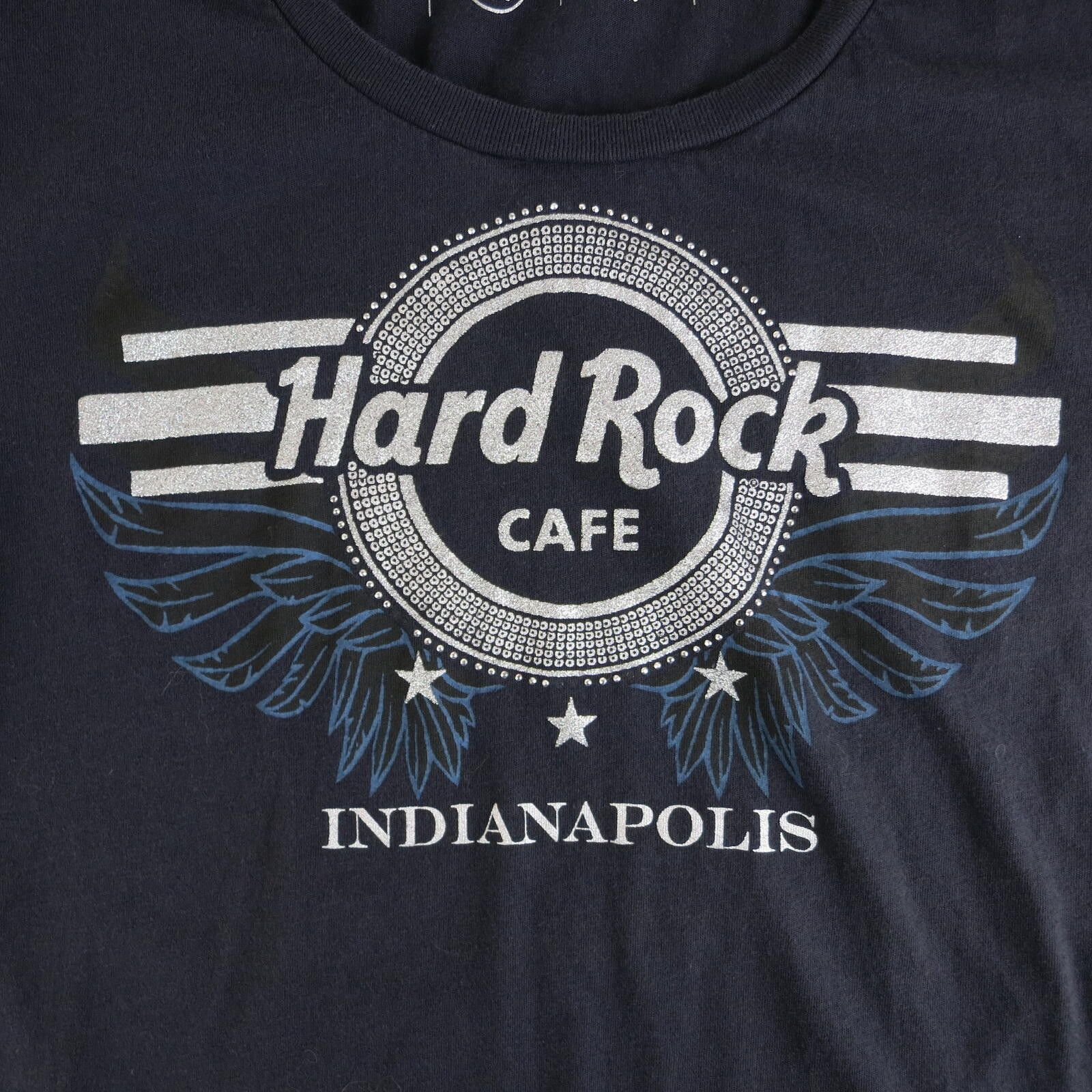 Hard Rock Cafe Hard Rock Cafe Indianapolis Black T-Shirt Women's Small Size S / US 4 / IT 40 - 2 Thumbnail