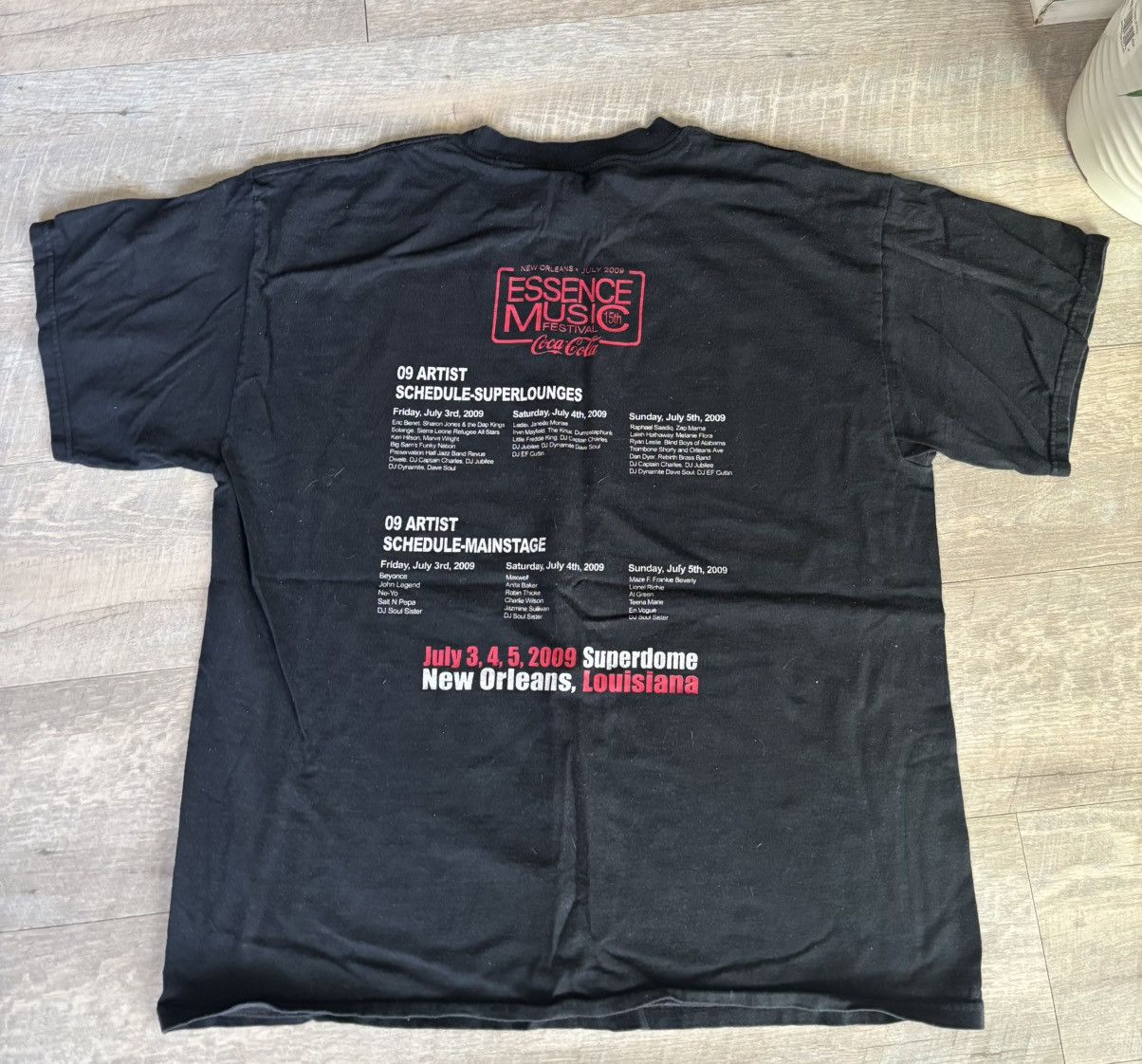 Vintage 2009 Essence of Music Fest Rap tee Size US XL / EU 56 / 4 - 2 Thumbnail