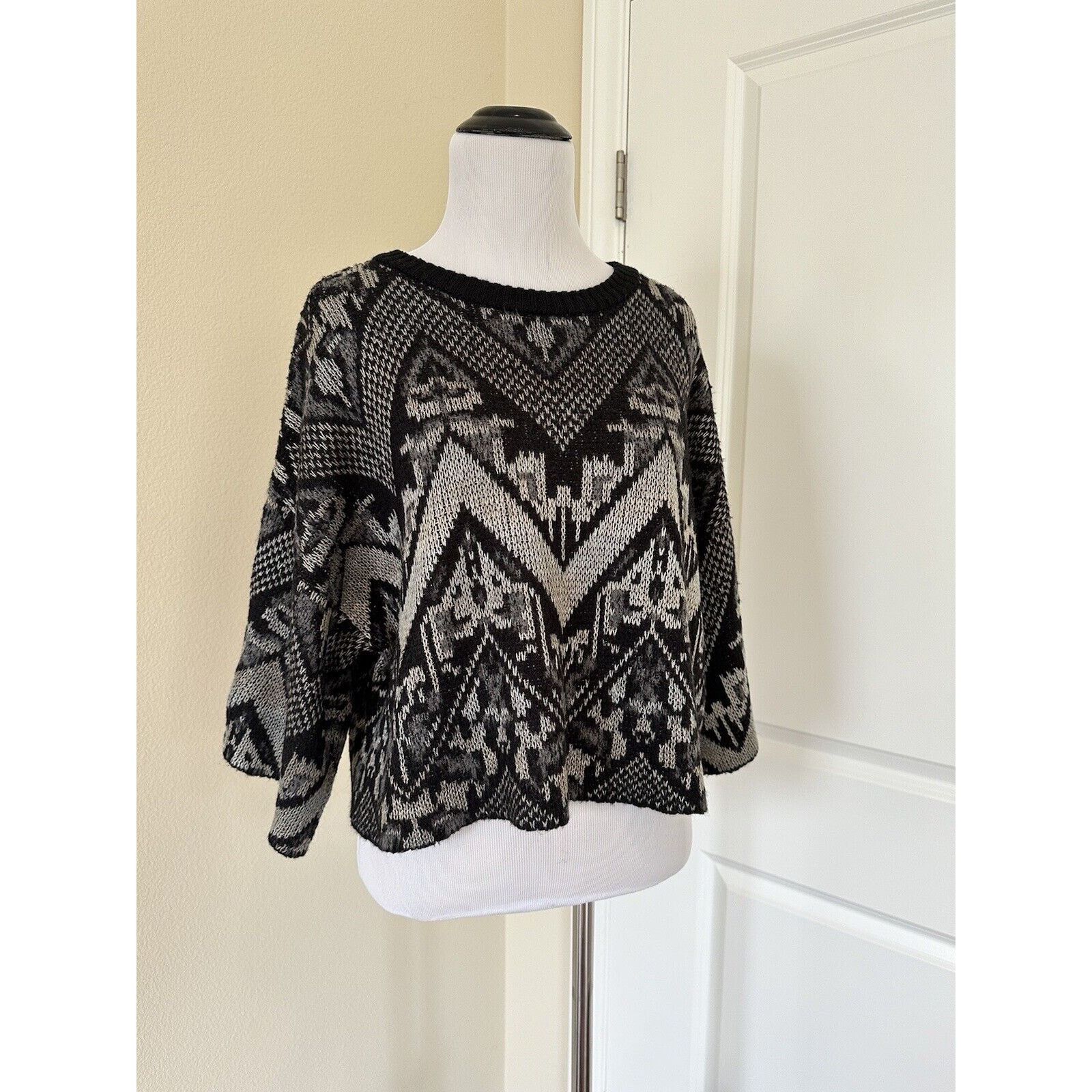 Free People Free People Superstar Boho Sweater Dolman Pullover Size XS Size XS / US 0-2 / IT 36-38 - 2 Thumbnail
