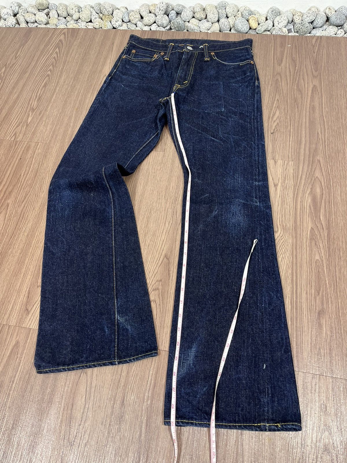 The Flat Head The Flat Head 3007 Flare Denim Size US 29 - 18 Thumbnail