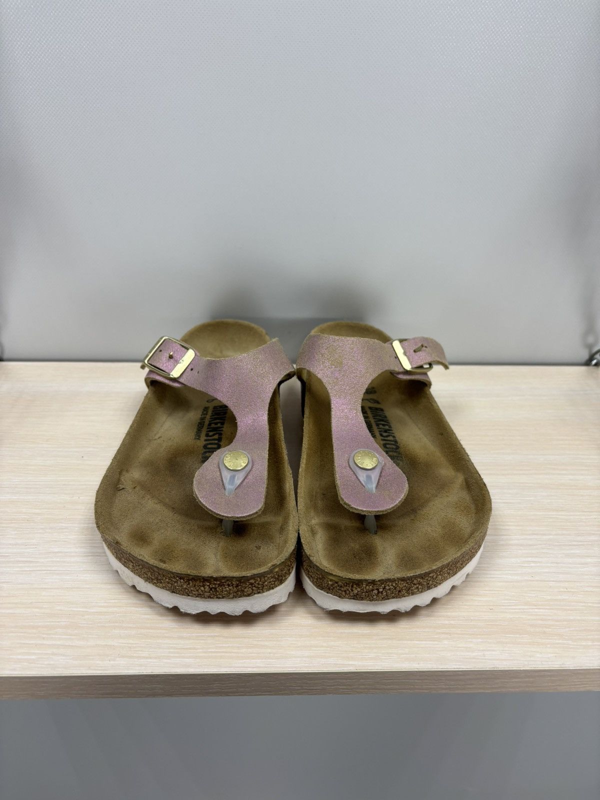 Birkenstock Womens slippers Birkenstock Size 38 Color Pink Size US 8 / IT 38 - 3 Thumbnail