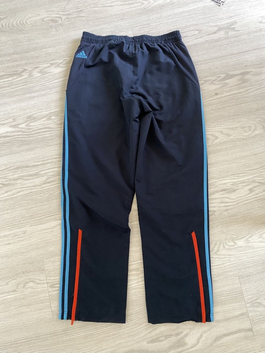 Adidas × Vintage Adidas Olympique Marseille Sweatpants 2011 Drill Y2K style Size US 32 / EU 48 - 6 Thumbnail