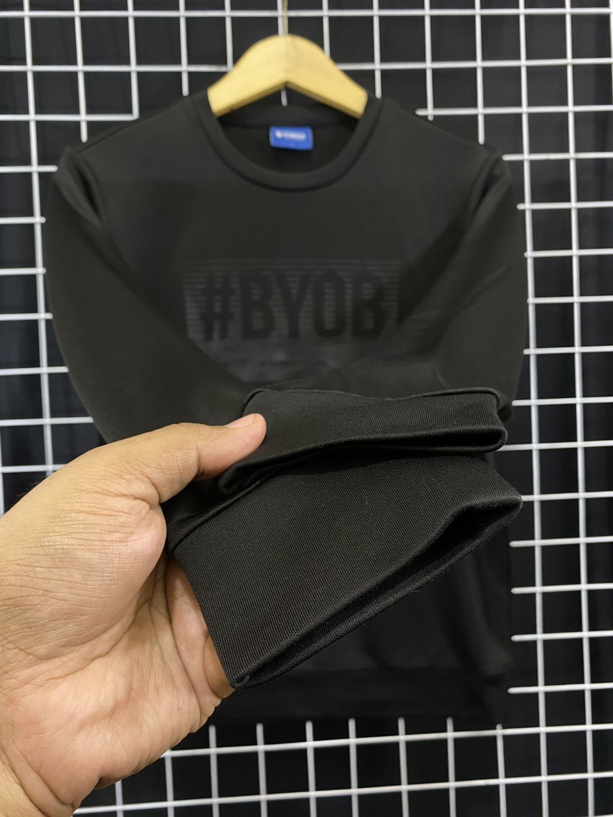 K-Swiss K-SWISS #BYOB CREWNECK BLACK Size US S / EU 44-46 / 1 - 3 Thumbnail