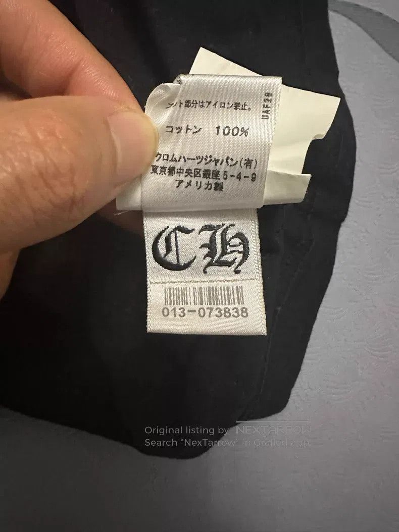 Chrome Hearts CHROME HEARTS Size XL Roll-up black T-shirt Size US XL / EU 56 / 4 - 9 Thumbnail