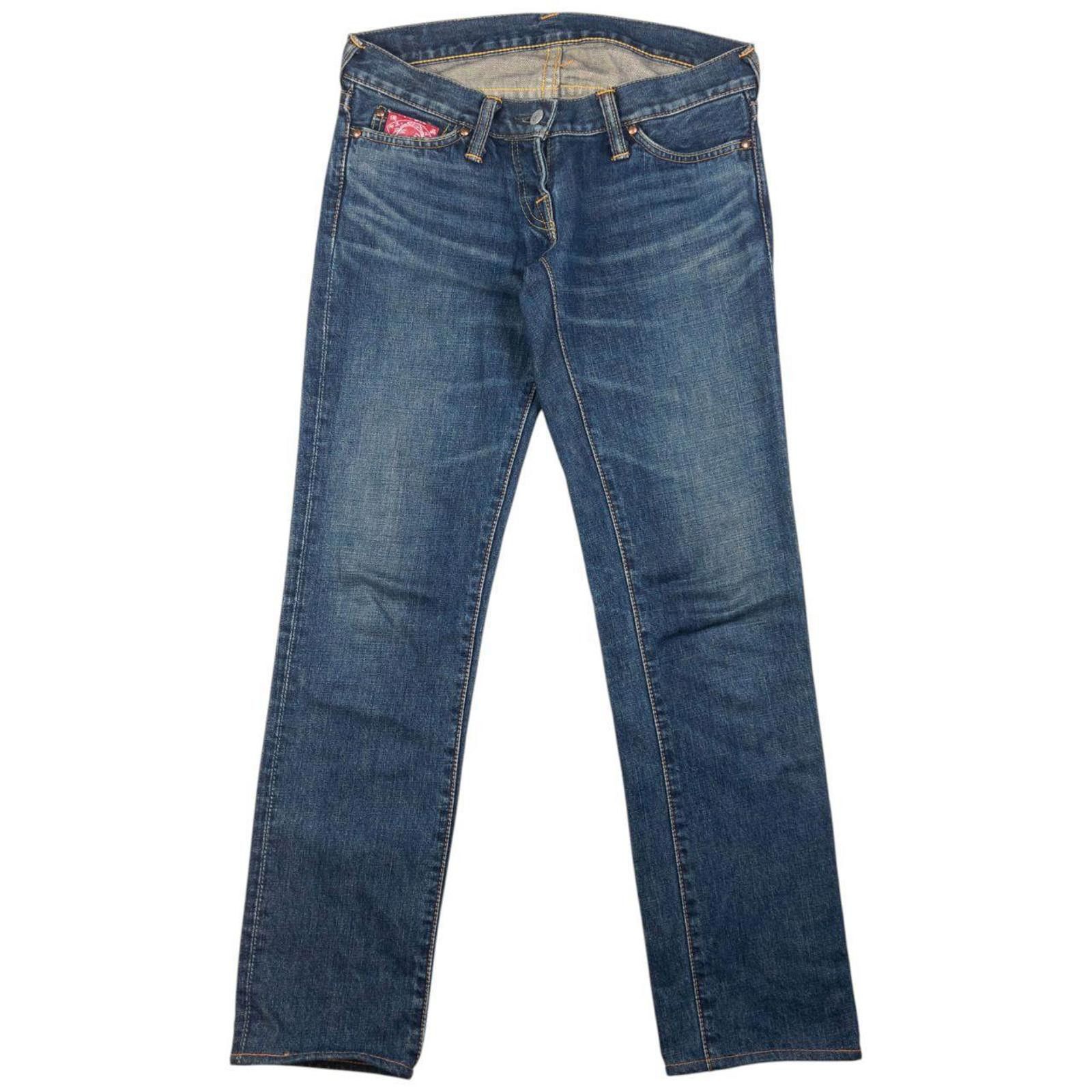 Evisu Vintage Evisu Donna Gull Smiley Face Denim Jeans Size W31 Size 31" - 3 Thumbnail