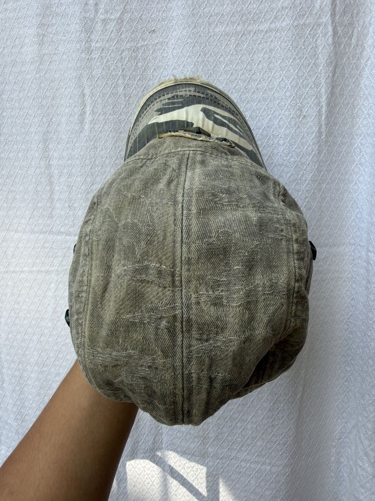 Hysteric Glamour Distressed camo style studs hats Size ONE SIZE - 6 Thumbnail