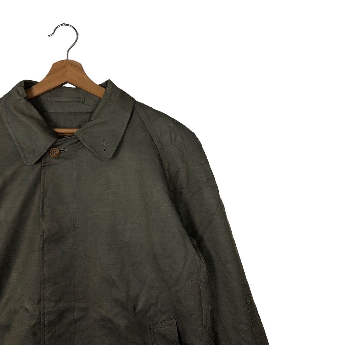 Burberry 🔥VINTAGE BURBERRYS TRENCH LONG COAT NOVA CHECK LINING Size US M / EU 48-50 / 2 - 6 Thumbnail