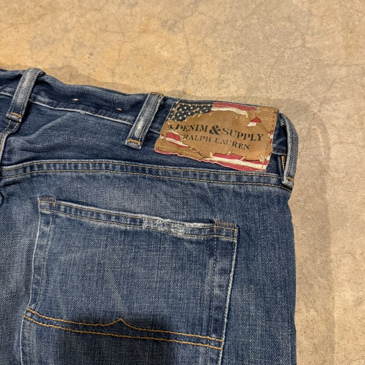 Denim & Supply Ralph Lauren Vintage 2000s Polo Denim & Supply Faded Jeans Grunge ERD Size US 38 / EU 54 - 12 Thumbnail