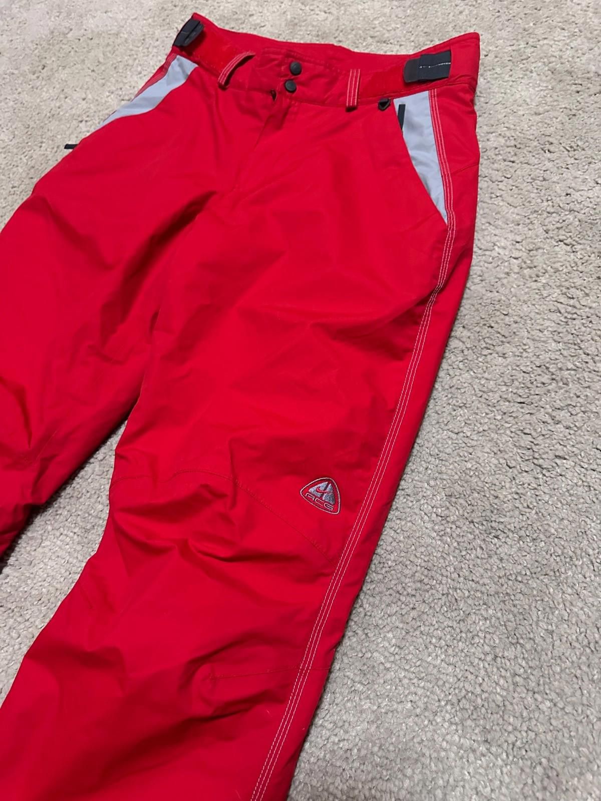 Nike Nike ACG Winter Vintage Ski Pants Red Womens M Size US 32 / EU 48 - 4 Thumbnail