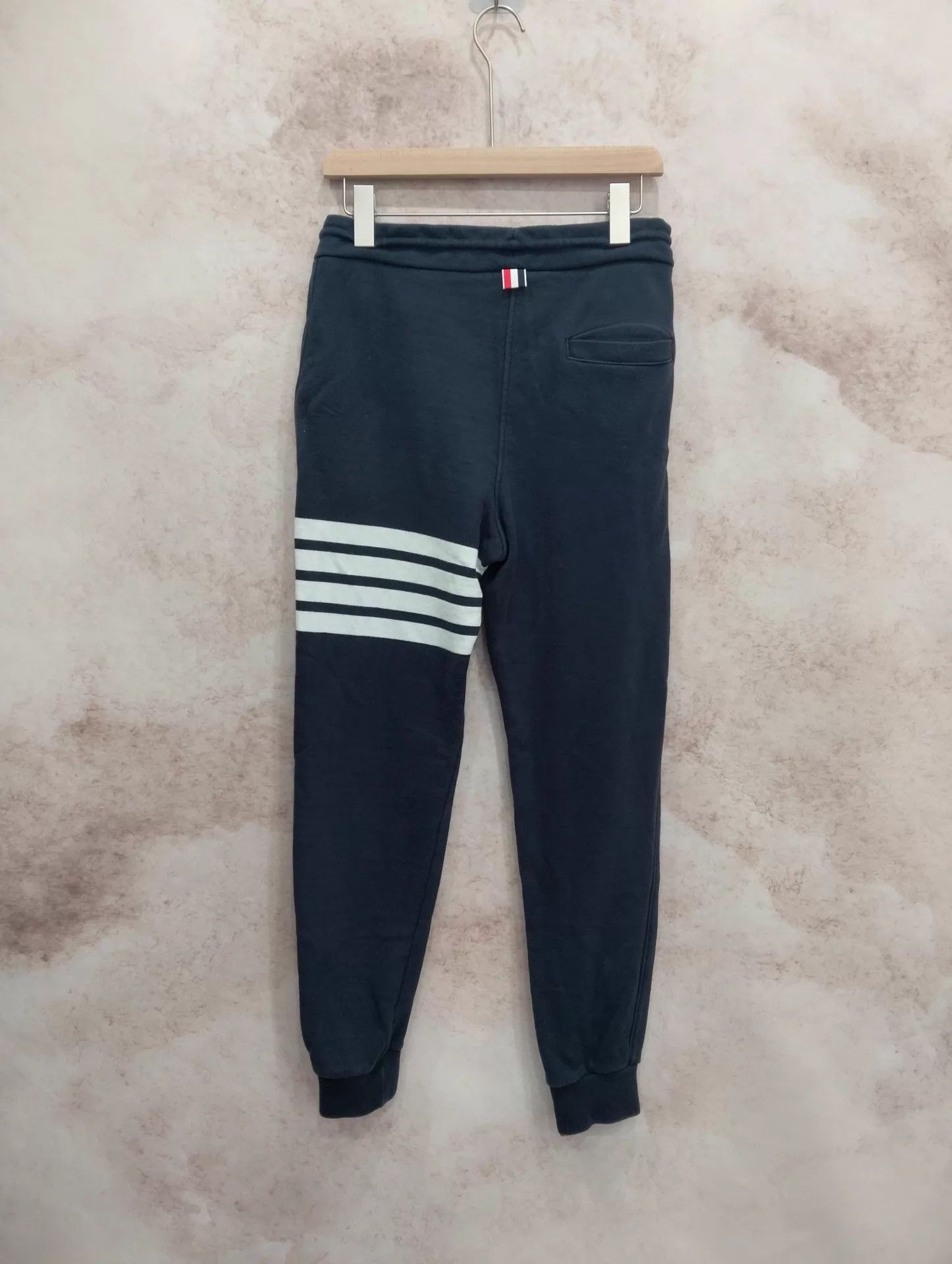 Thom Browne Thom Browne Navy Blue Sweatpants Size 1 Size US 29 - 2 Thumbnail