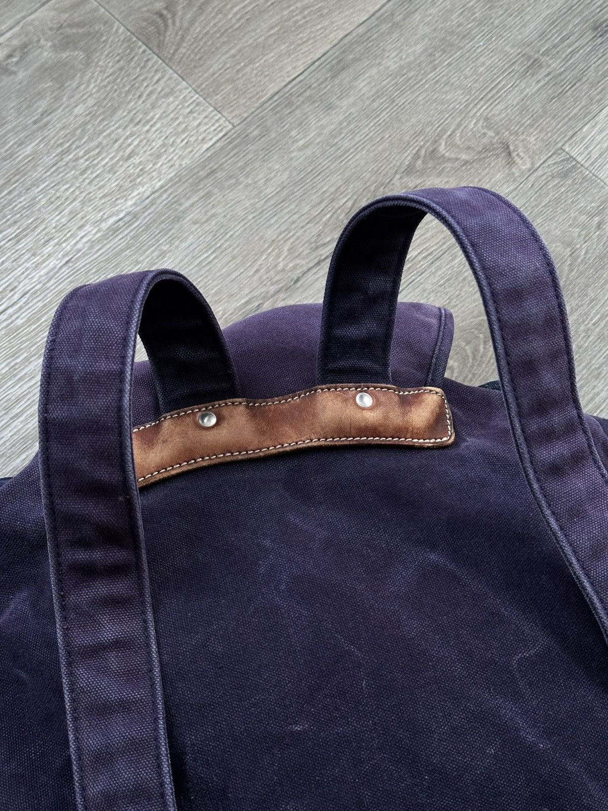 Polo Ralph Lauren 🫧POLO RALPH LAUREN 90s VINTAGE CANVAS BACKPACK VERY RARE Size ONE SIZE - 7 Thumbnail