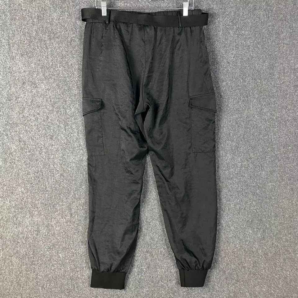 Other Know One Cares Cargo Pants Women's XL Belt Stretch Polyester Size 32" / US 10 / IT 46 - 6 Thumbnail