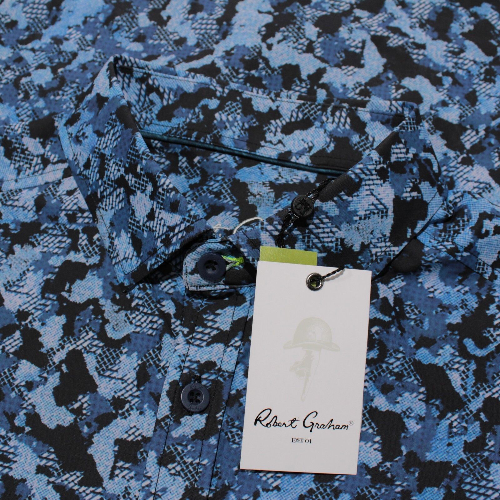 Robert Graham Robert Graham New with tags Shirt Size S US In Blue Size US S / EU 44-46 / 1 - 1 Thumbnail