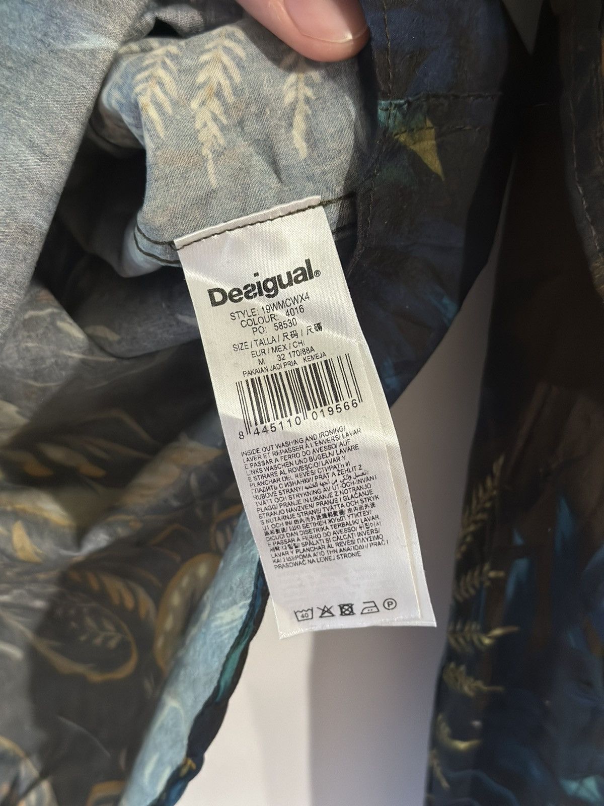 Desigual Desigual Floral & Mountain Print Long Sleeve Shirt Button Up Size US M / EU 48-50 / 2 - 7 Thumbnail
