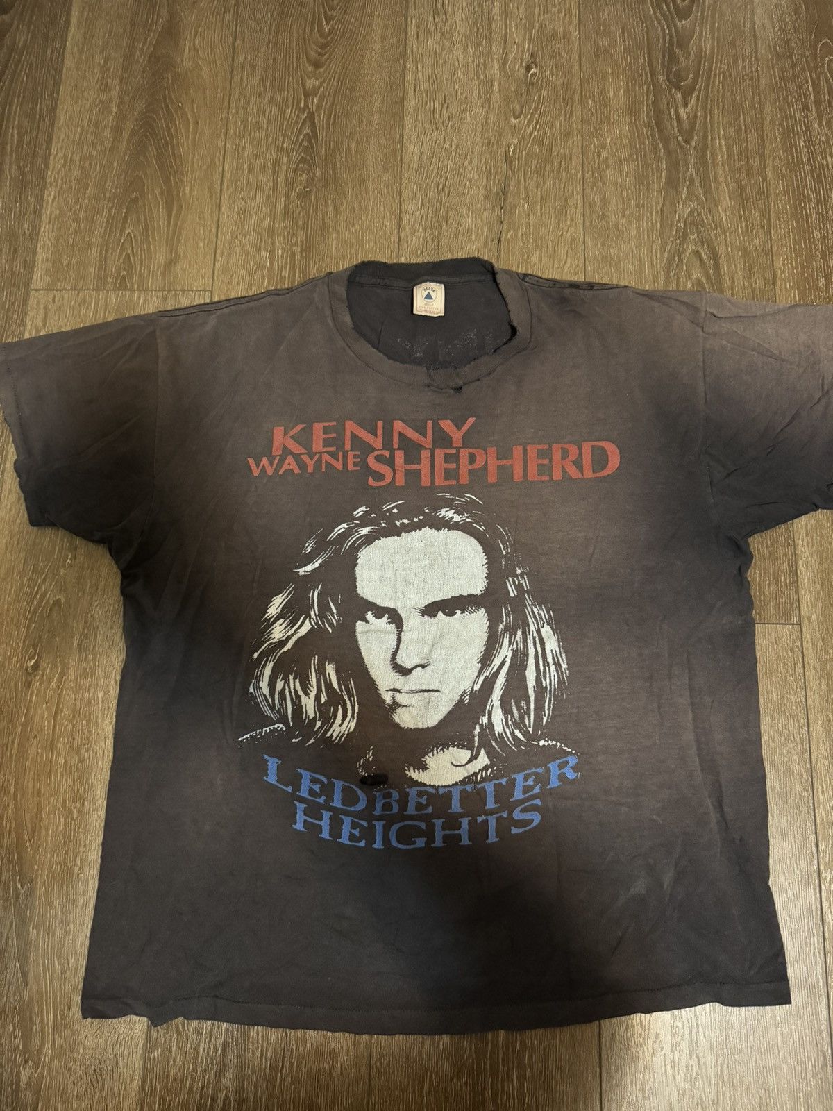 Band Tees × Vintage 1986 Kenny Wayne Shepherd Ledbetter Heights tour t-shirt Size US XL / EU 56 / 4 - 1 Thumbnail