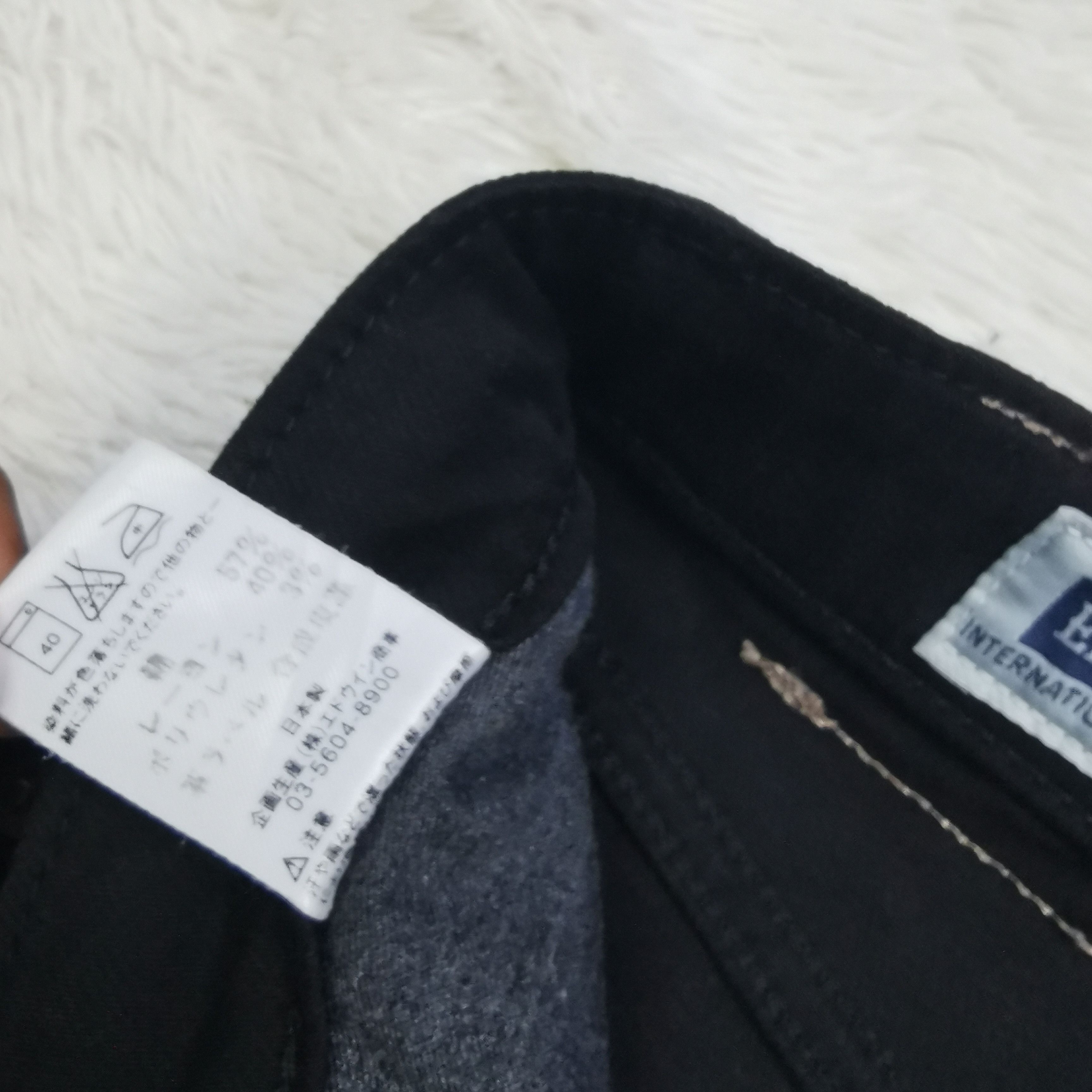 14th Addiction 🇯🇵 90s Japanese All Black Gothic Denim Edwin S403 Size US 29 - 6 Thumbnail