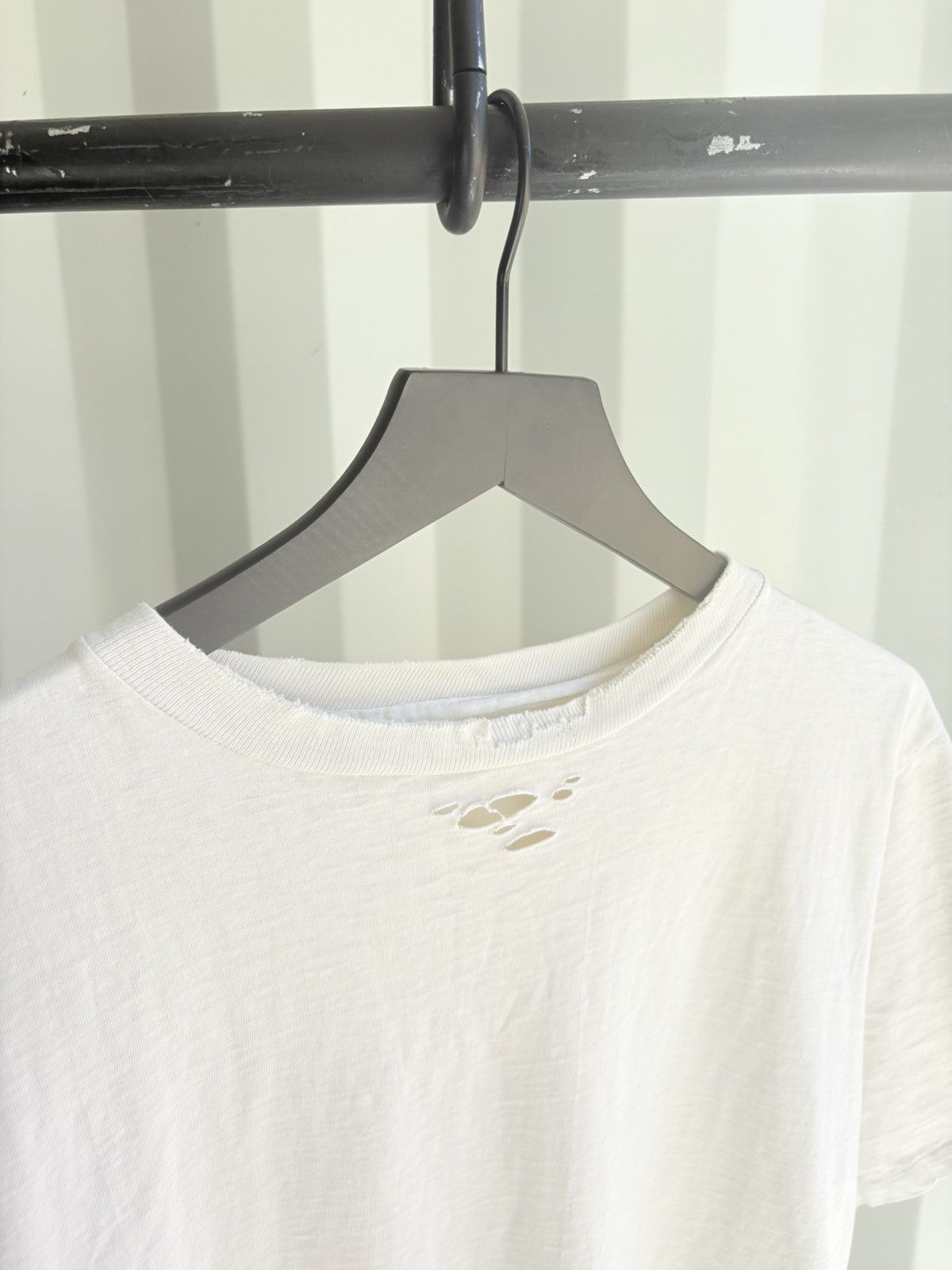 Thrashed Distressed Faded Shirt Grunge Paper thin