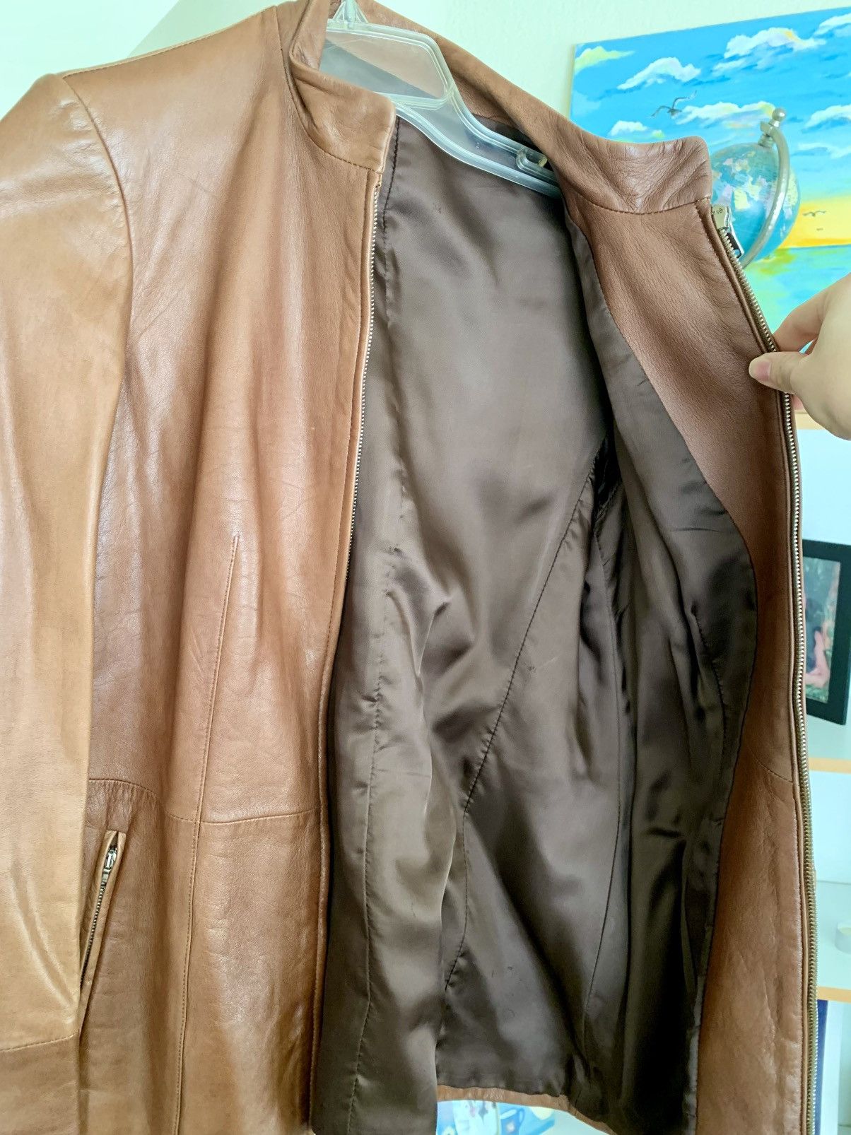 Other Genuine Italian Leather Jacket Size M / US 6-8 / IT 42-44 - 4 Thumbnail
