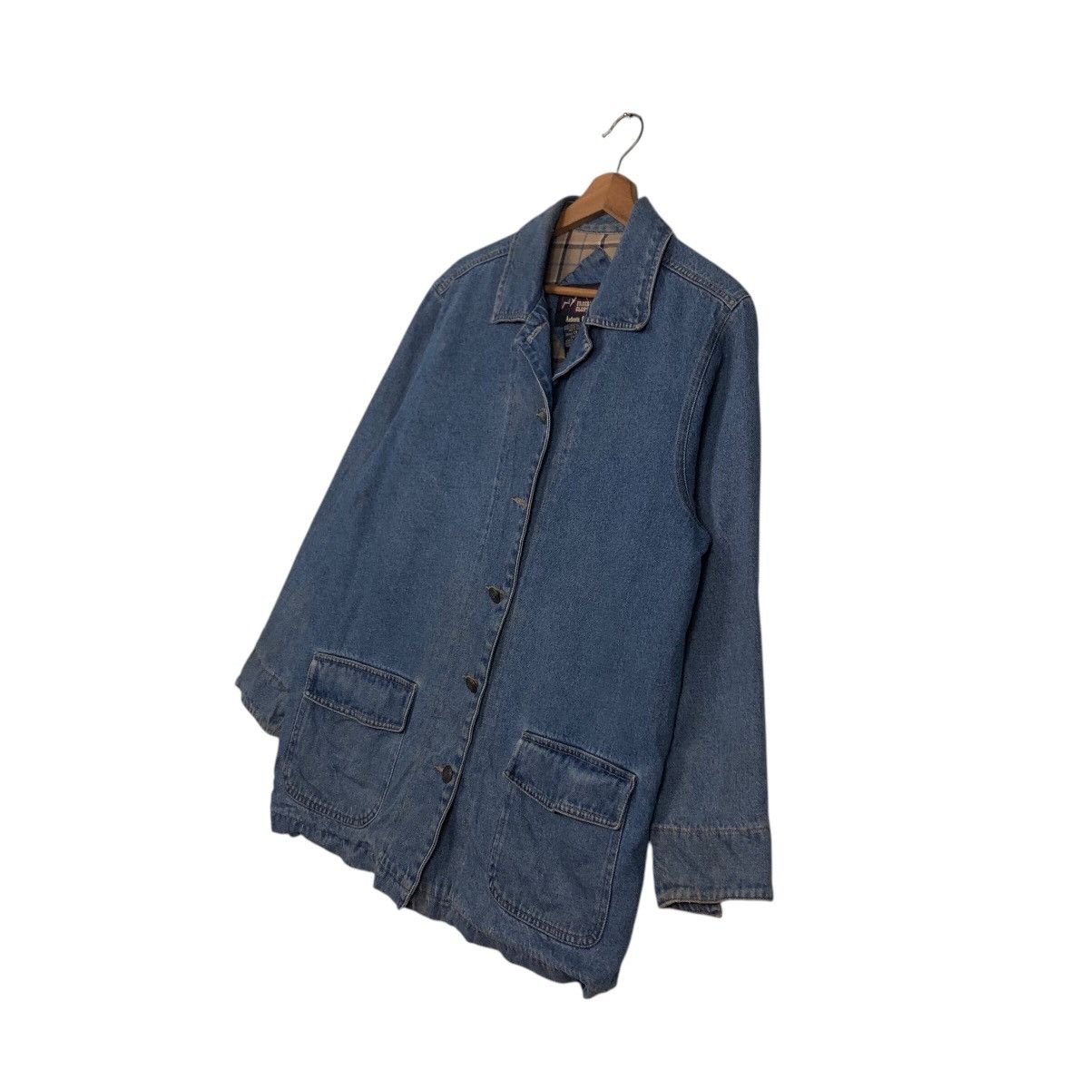 Japanese Brand 📌Vintage Chore Denim Jacket Blanket Faded Glory I Size S / US 4 / IT 40 - 3 Thumbnail