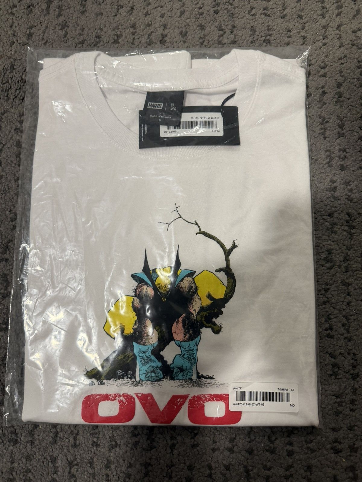 October's Very Own OVO X MARVEL Wolverine T-shirt Size US M / EU 48-50 / 2 - 3 Thumbnail