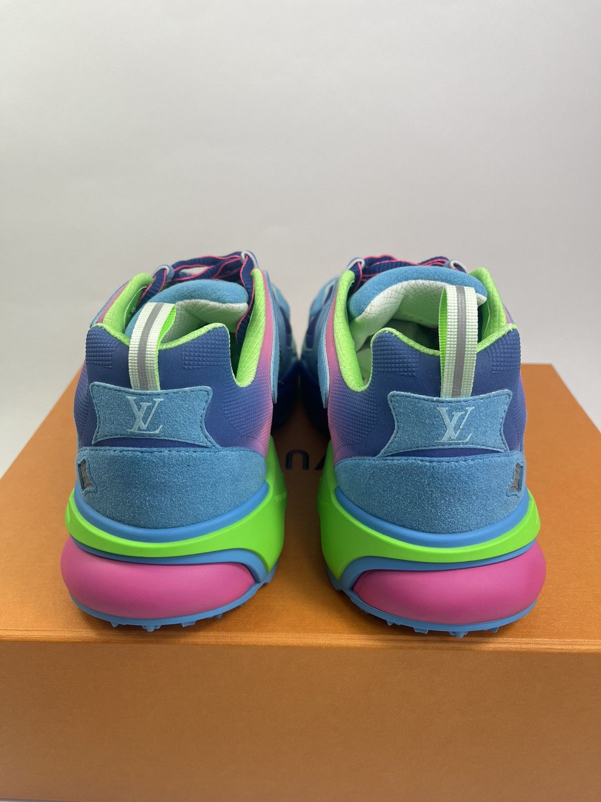 Louis Vuitton RUNNERS TATIC BLUE SNEAKERS Size US 10 / EU 43 - 5 Thumbnail