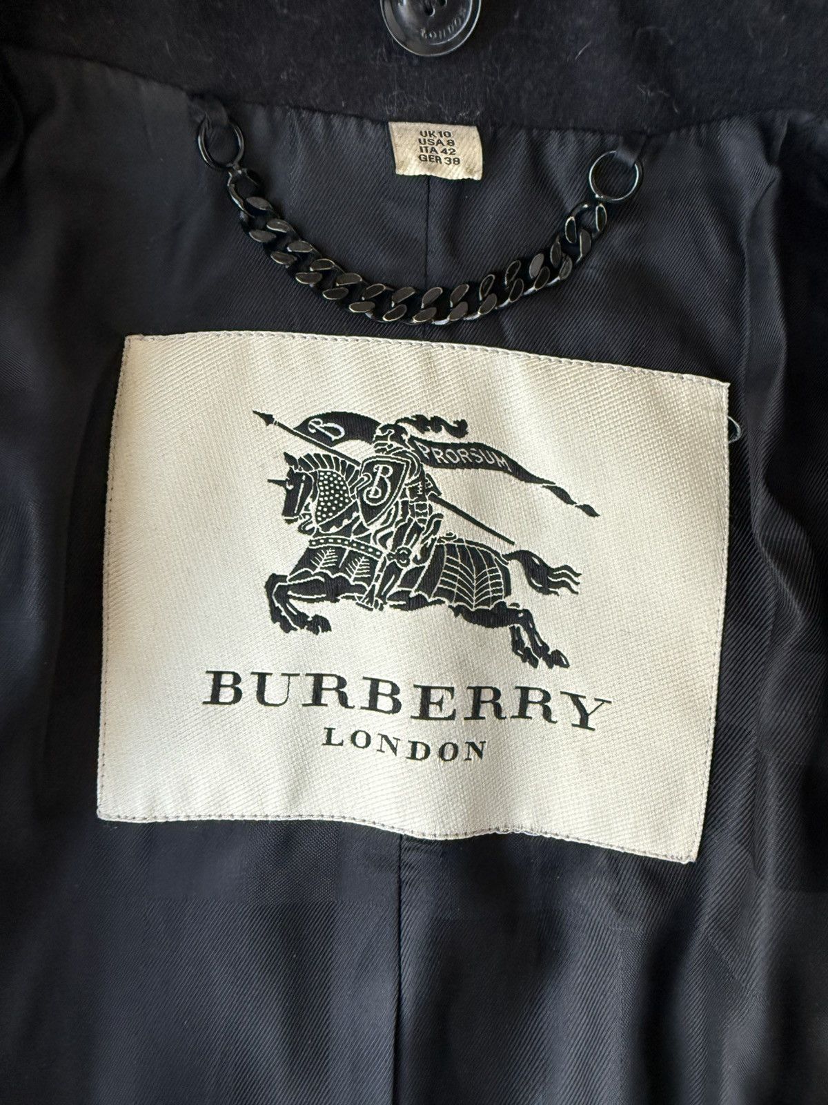 Burberry Vintage Burberry London Wool Duffle Cashmere Coat Size M / US 6-8 / IT 42-44 - 6 Thumbnail