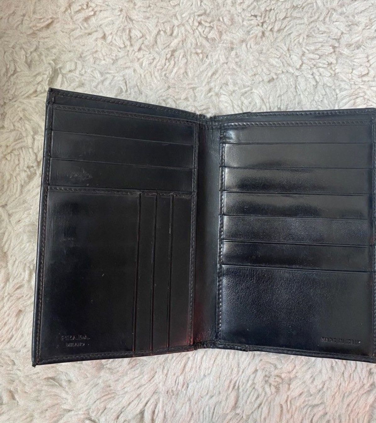 Prada Prada Wallet Purse Authentic Leather Size ONE SIZE - 3 Thumbnail