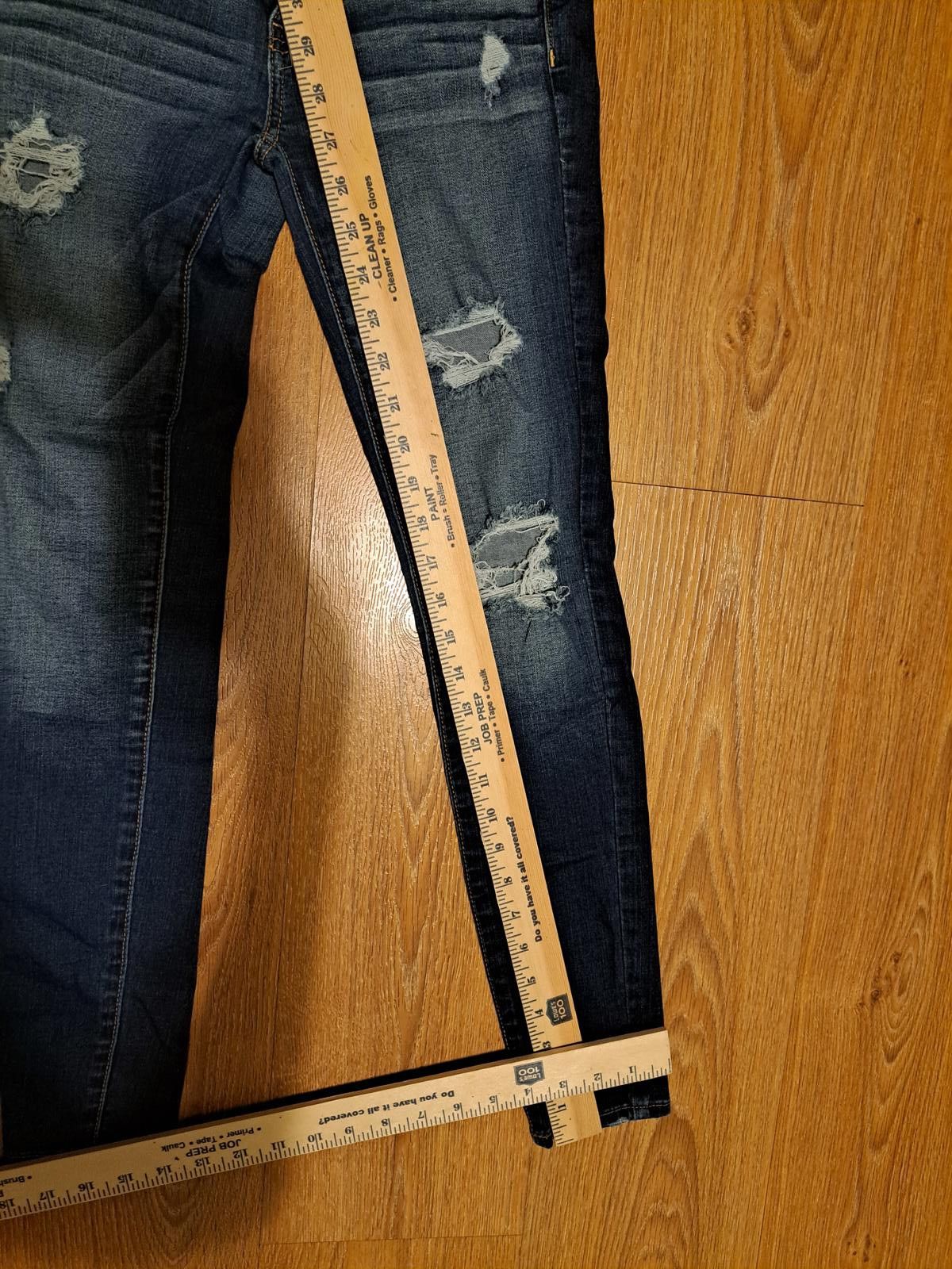 American Eagle Outfitters American Eagle Jeans Womens 26x27 Blue Cotton Distressed Size 26" / US 2 / IT 38 - 8 Thumbnail