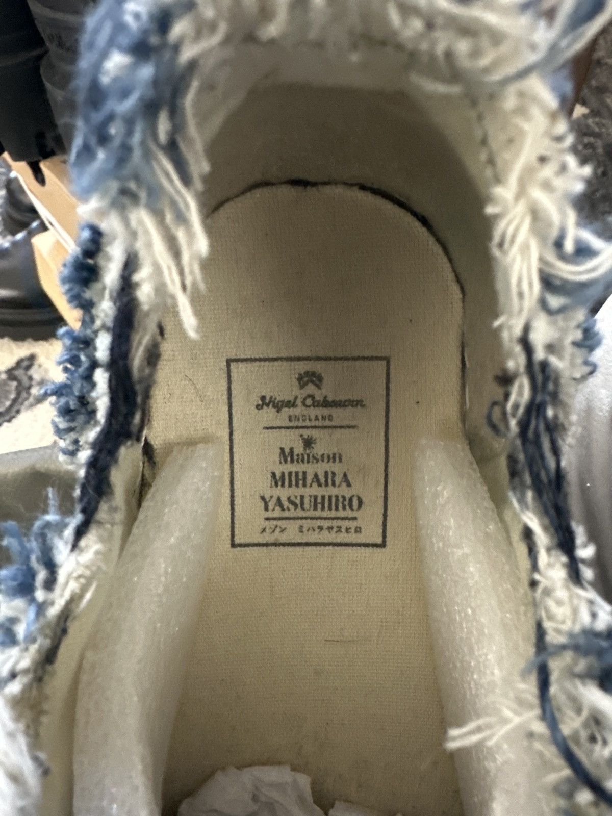 Maison MIHARA YASUHIRO Maison Mihara Yasuhiro x Nigel Cabourn Low Cut Denim Sneaker Size US 8 / EU 41 - 15 Thumbnail