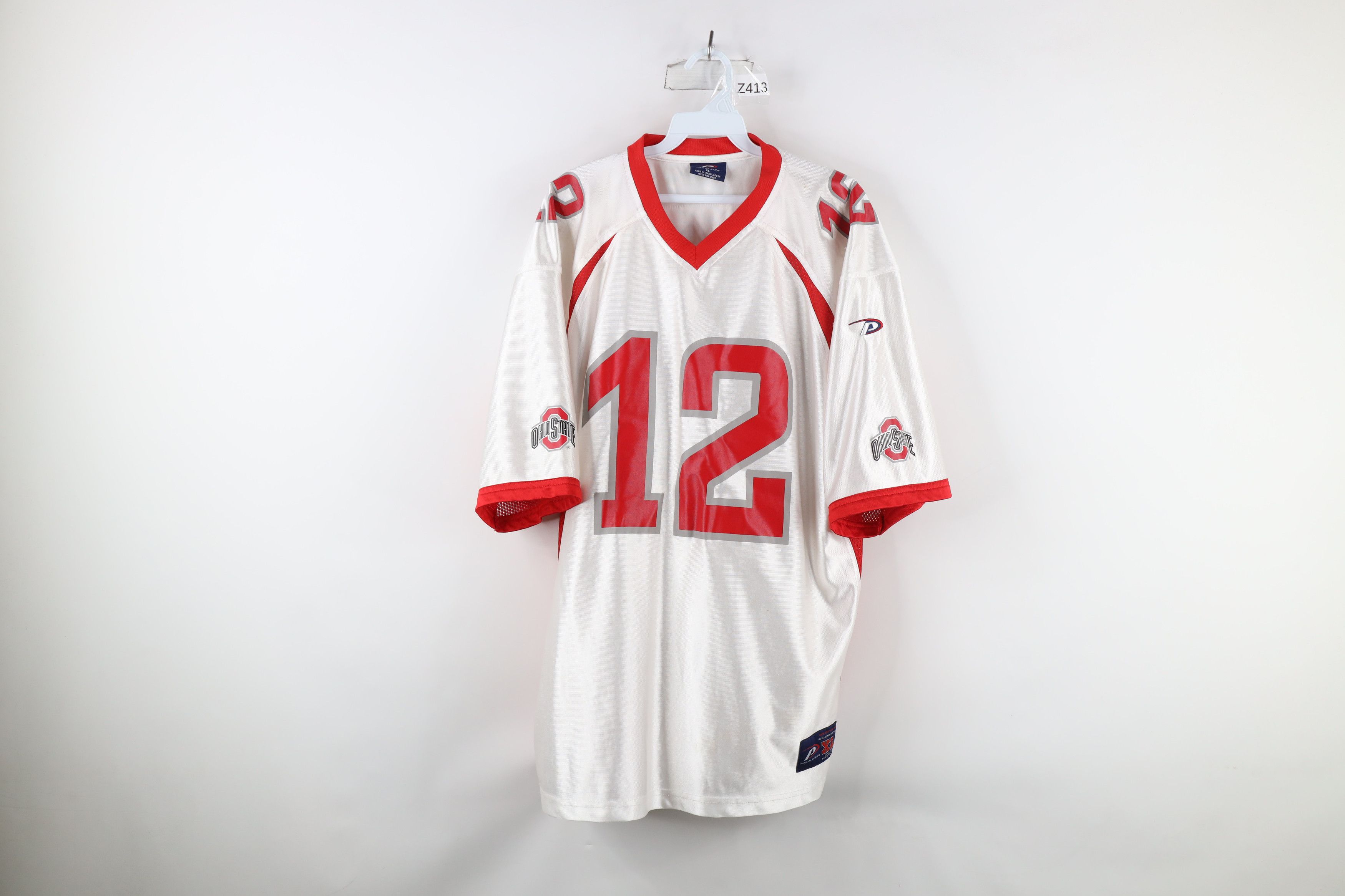 Vintage Vintage Ohio State University Football Jersey White #12 Size US XL / EU 56 / 4 - 1 Thumbnail