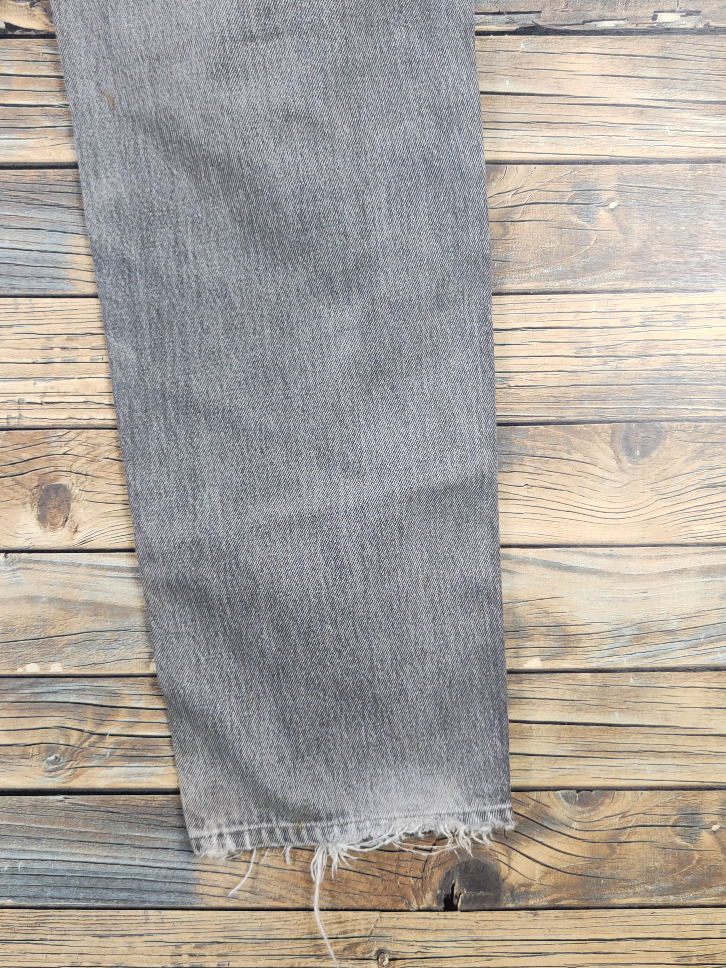 Vintage Bobson-Pro Black Distressed Ripped denim Jeans #W1564 Size US 33 - 12 Thumbnail