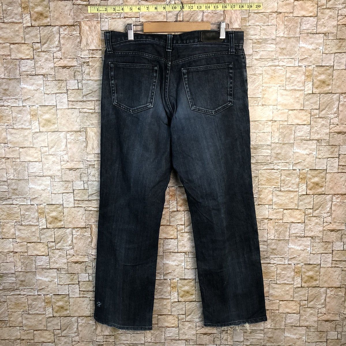 Uniqlo Japan uniqlo faded Blue vintage denim Jeans #A348 Size US 33 - 17 Thumbnail