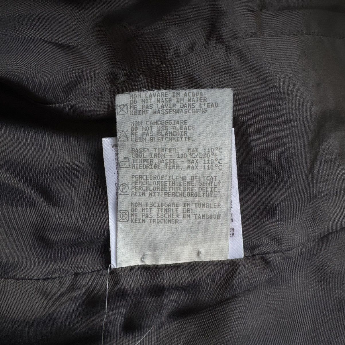 Emporio Armani Emporio Armani 1980’s Collarless Cropped Lamb Leather Jacket Size US M / EU 48-50 / 2 - 9 Thumbnail