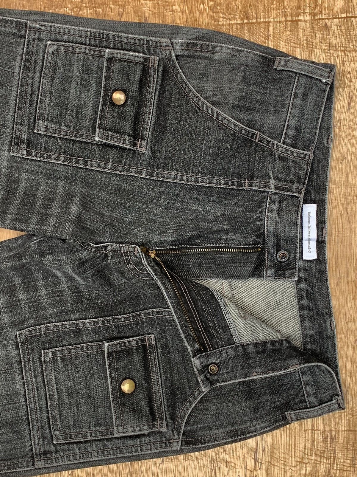 Japanese Brand × Vintage Bobson International-J Bush Pants Denim Jeans Size US 28 / EU 44 - 19 Thumbnail